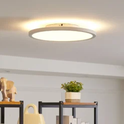 Arcchio Lámpara LED de techo Brenda, Ø 40 cm, CCT, control remoto