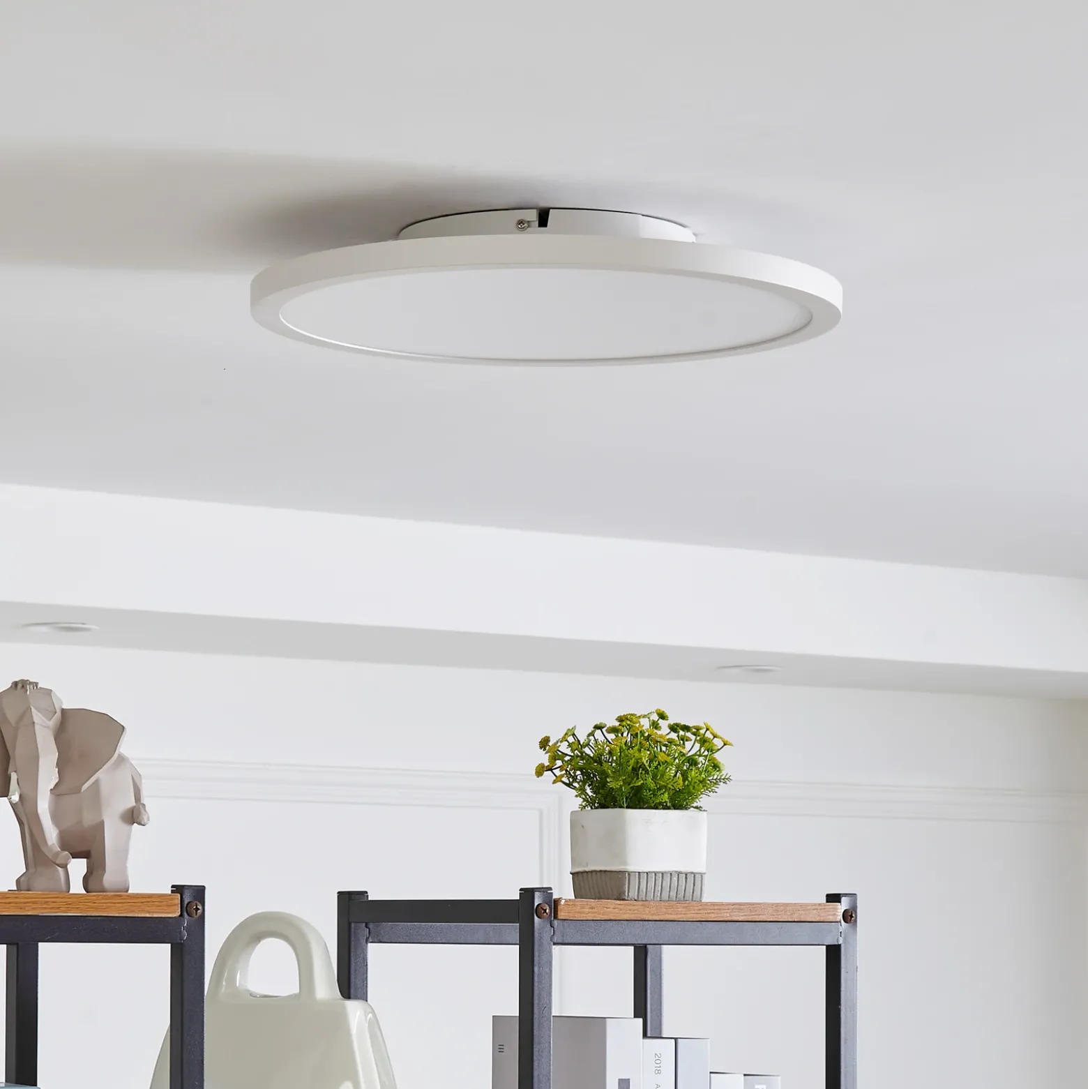 Arcchio Lámpara LED de techo Brenda, Ø 40 cm, CCT, control remoto