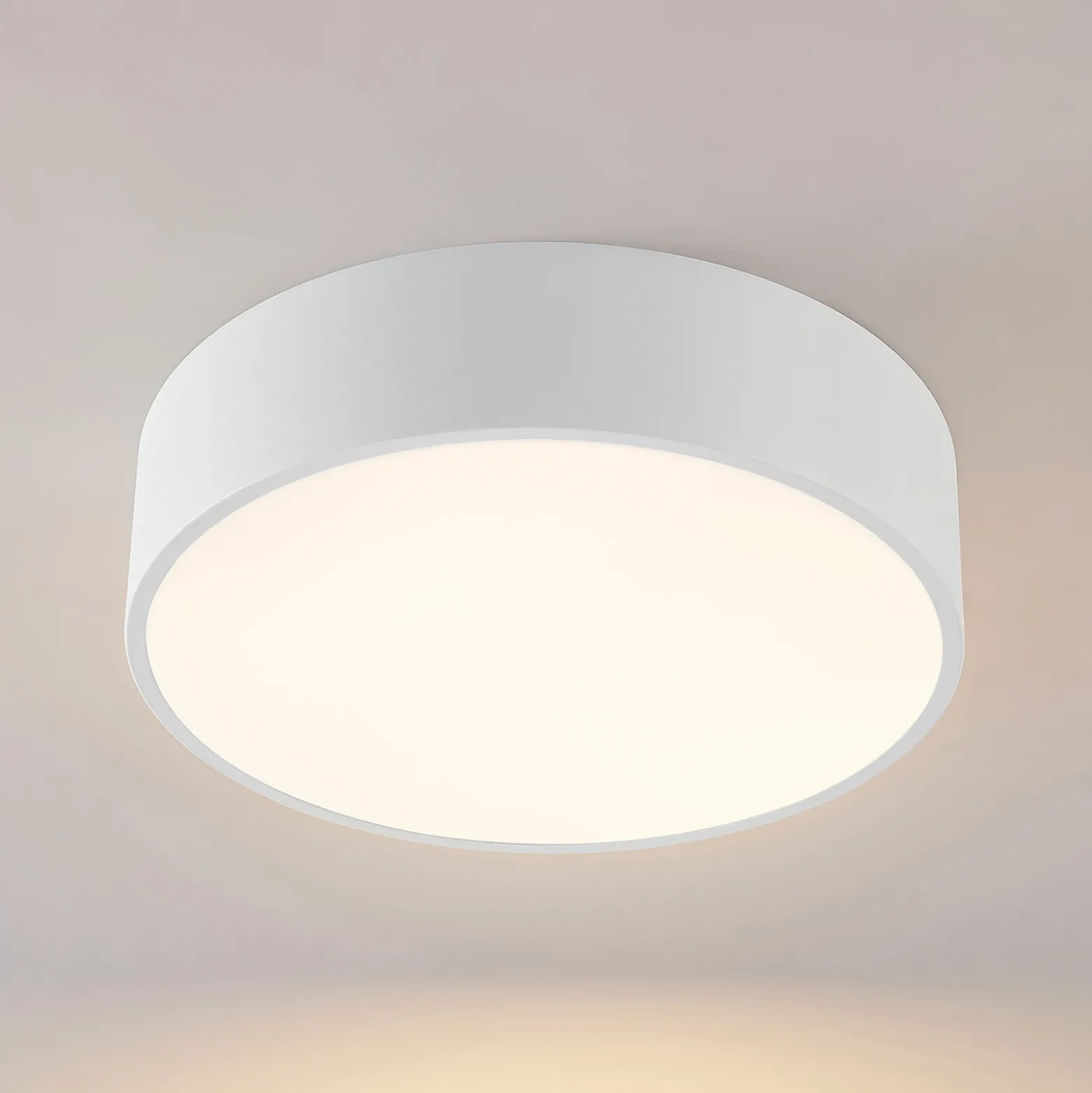 Arcchio Lámpara LED de techo Noabelle, Ø 40 cm, blanco, metal