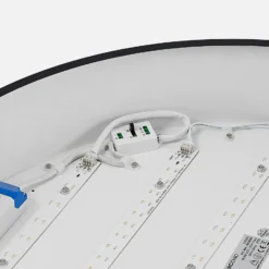 Arcchio Lámpara LED de techo Noabelle, Ø 60 cm, negra, metal