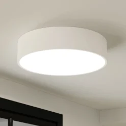 Arcchio Lámpara LED de techo Noabelle, Ø 40 cm, blanco, metal
