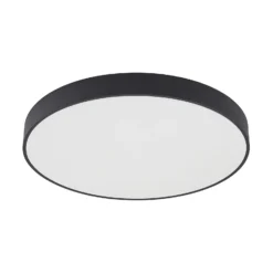 Arcchio lámpara LED de techo Vanida, negro, Ø 60 cm, arriba/abajo