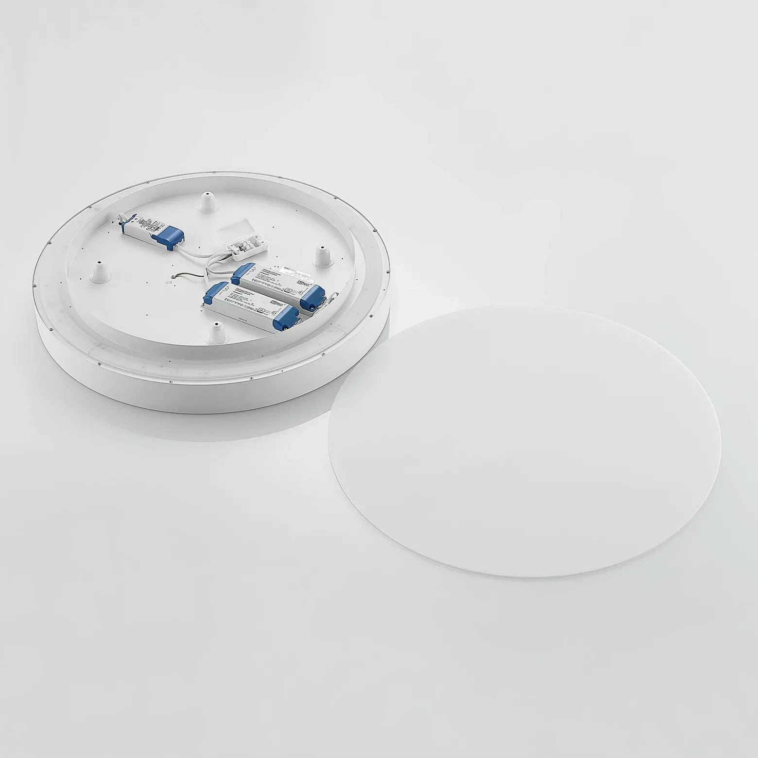 Arcchio lámpara LED de techo Vanida, blanco, Ø 60 cm, arriba/abajo