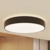 Arcchio lámpara LED de techo Vanida, negro, Ø 60 cm, arriba/abajo