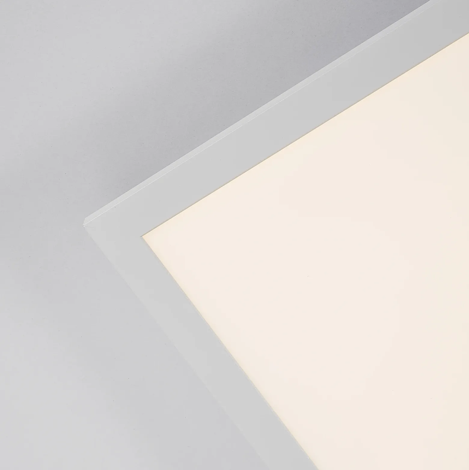 Arcchio Lysander panel LED, CCT, 62 cm, blanco