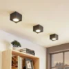 Arcchio Mabel downlight de techo, 12 cm x 12 cm, gris, GU10