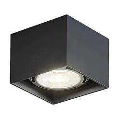Arcchio Mabel downlight de techo, 12 cm x 12 cm, gris, GU10