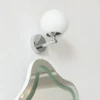Arcchio Maviris aplique LED para baño bola, vidrio