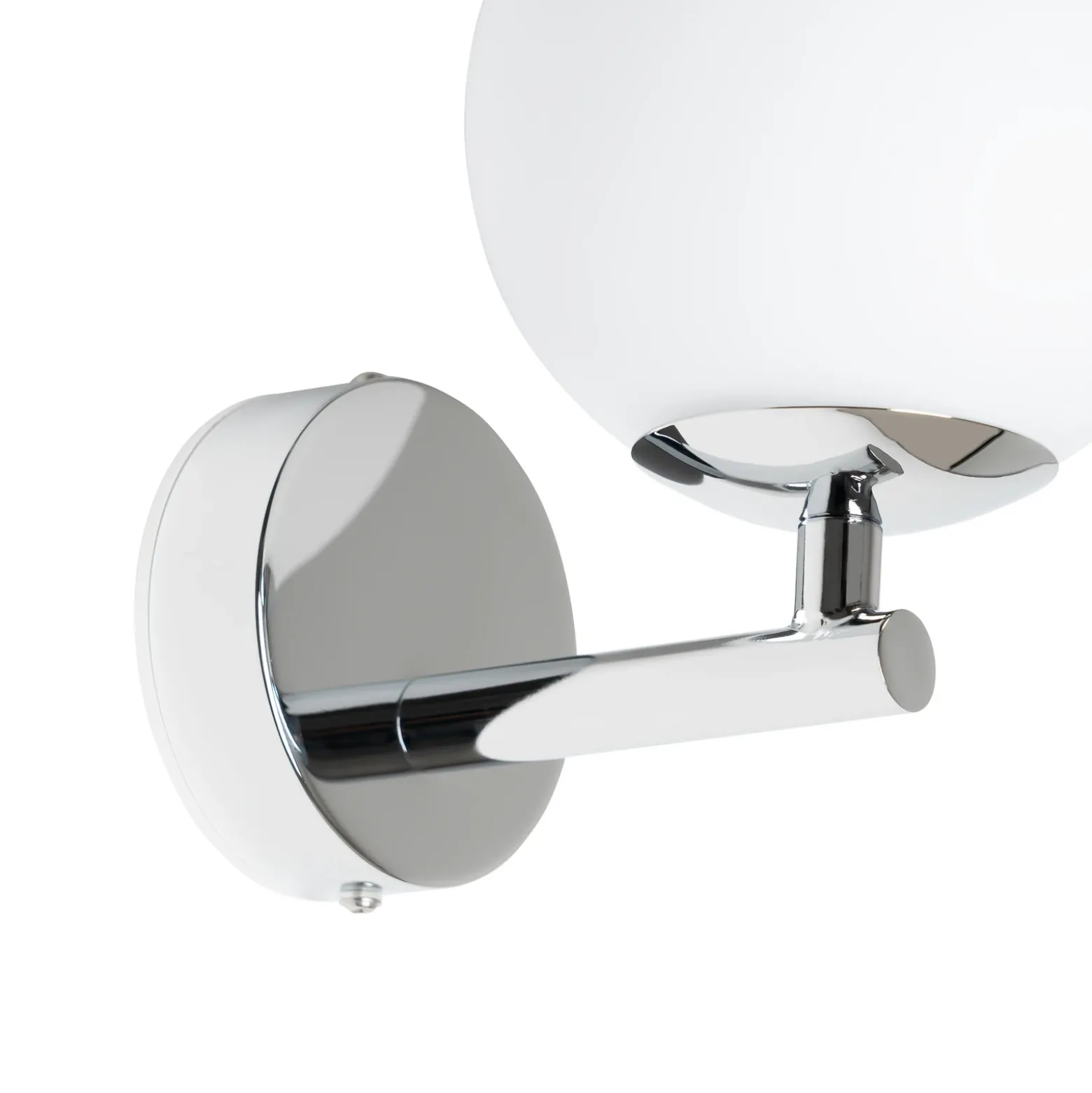 Arcchio Maviris aplique LED para baño bola, vidrio