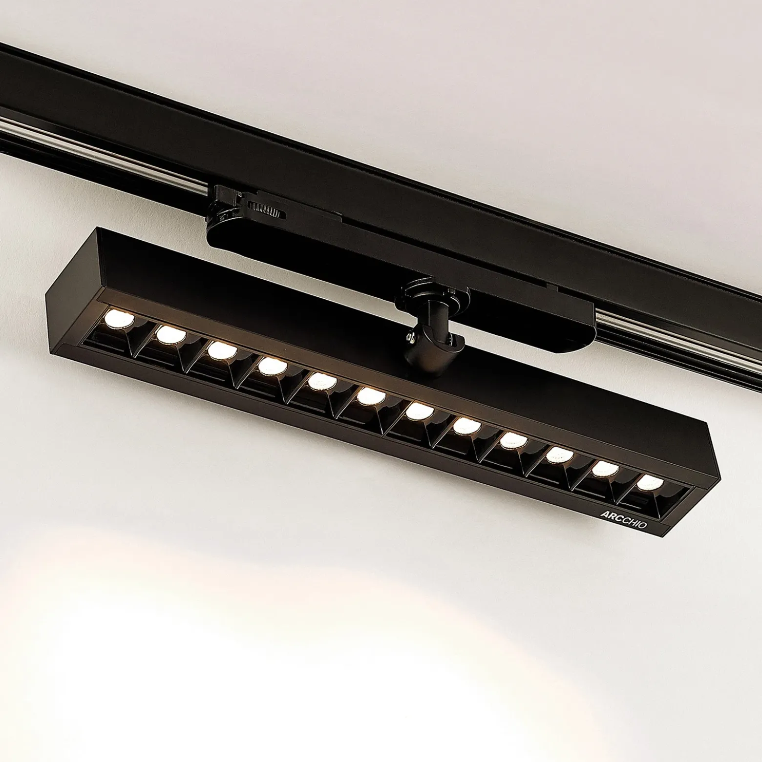Arcchio Millay foco de riel LED negro 3000K