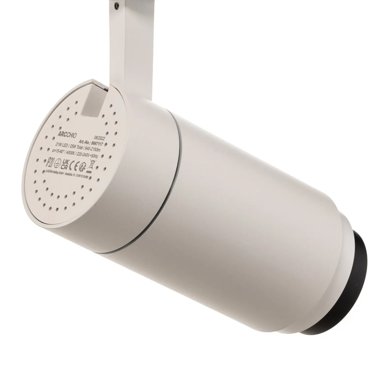 Arcchio Nanna foco de riel LED blanco 4000K 21W