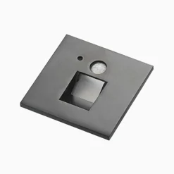 Arcchio Neru empotrada LED sensor angular, negro