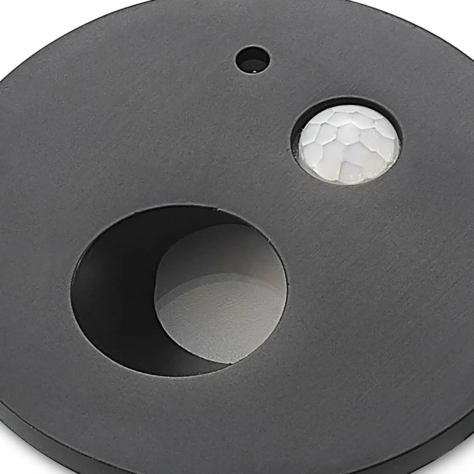 Arcchio Neru empotrada LED, sensor, redondo negro