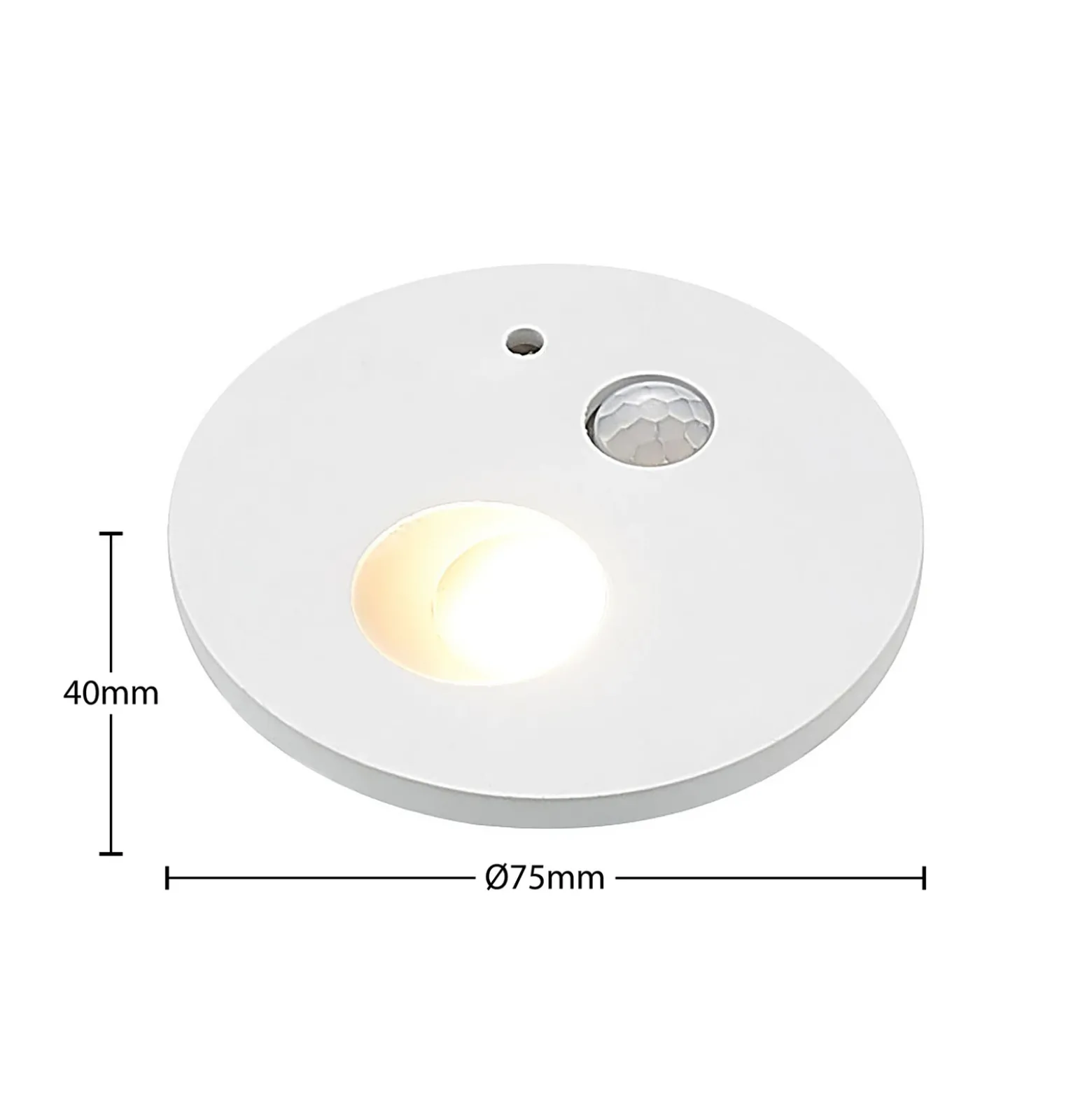 Arcchio Neru lámpara empotrada LED redondo, blanco