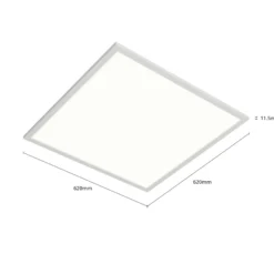 Arcchio Panel empotrado LED Viñas, 4.000 K, 36 W, 62 cm x 62 cm