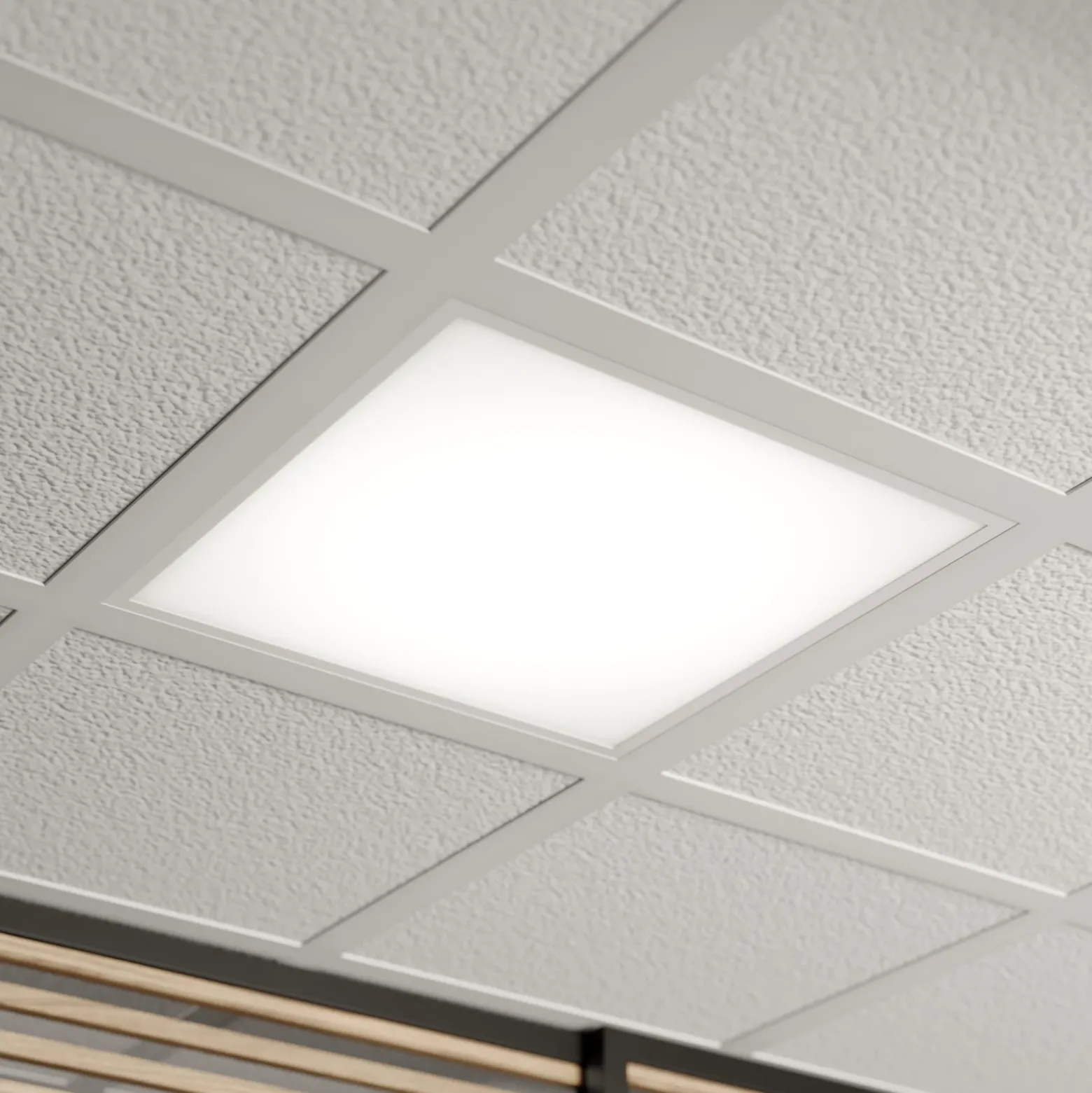Arcchio Panel empotrado LED Viñas, 4.000 K, 36 W, 62 cm x 62 cm