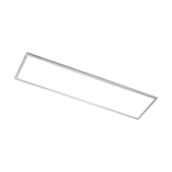 Arcchio Panel LED Arthur, 120 x 30 cm, plateado, 4000 K