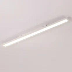 Arcchio Panel LED Arya, 120 cm, blanco, atenuable, aluminio