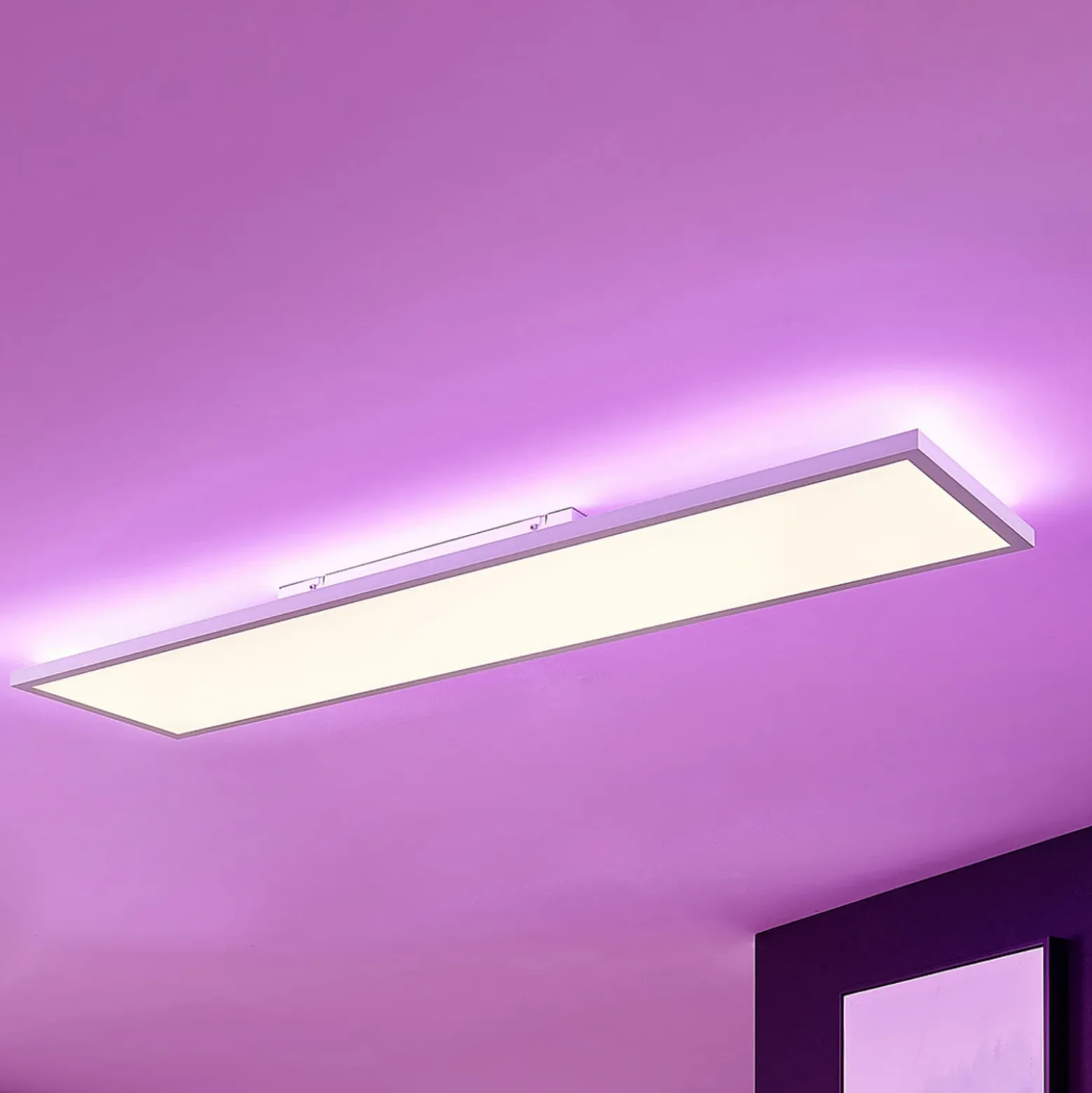 Arcchio Panel LED Brenda, 120 x 30 cm, CCT, control remoto