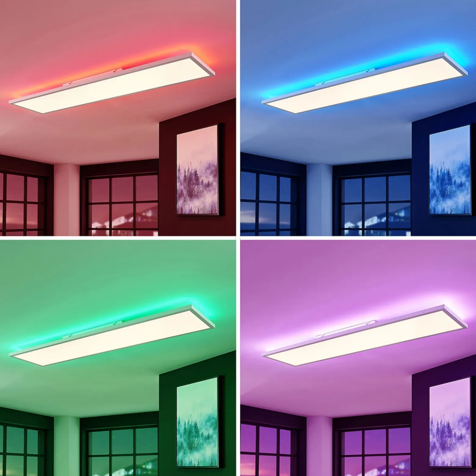 Arcchio Panel LED Brenda, 120 x 30 cm, CCT, control remoto
