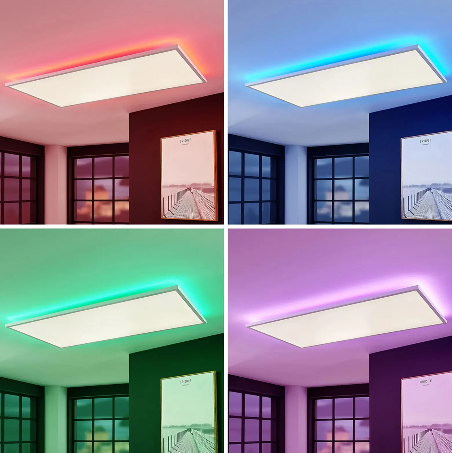 Arcchio Panel LED Brenda, 120 x 60 cm, CCT, control remoto