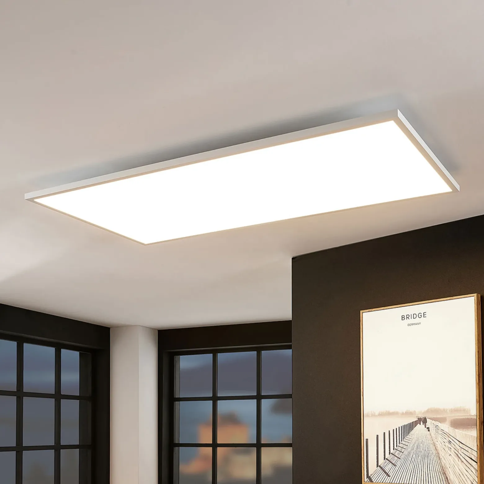 Arcchio Panel LED Brenda, 120 x 60 cm, CCT, control remoto