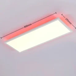 Arcchio Panel LED Brenda, 80 x 30 cm, CCT, control remoto