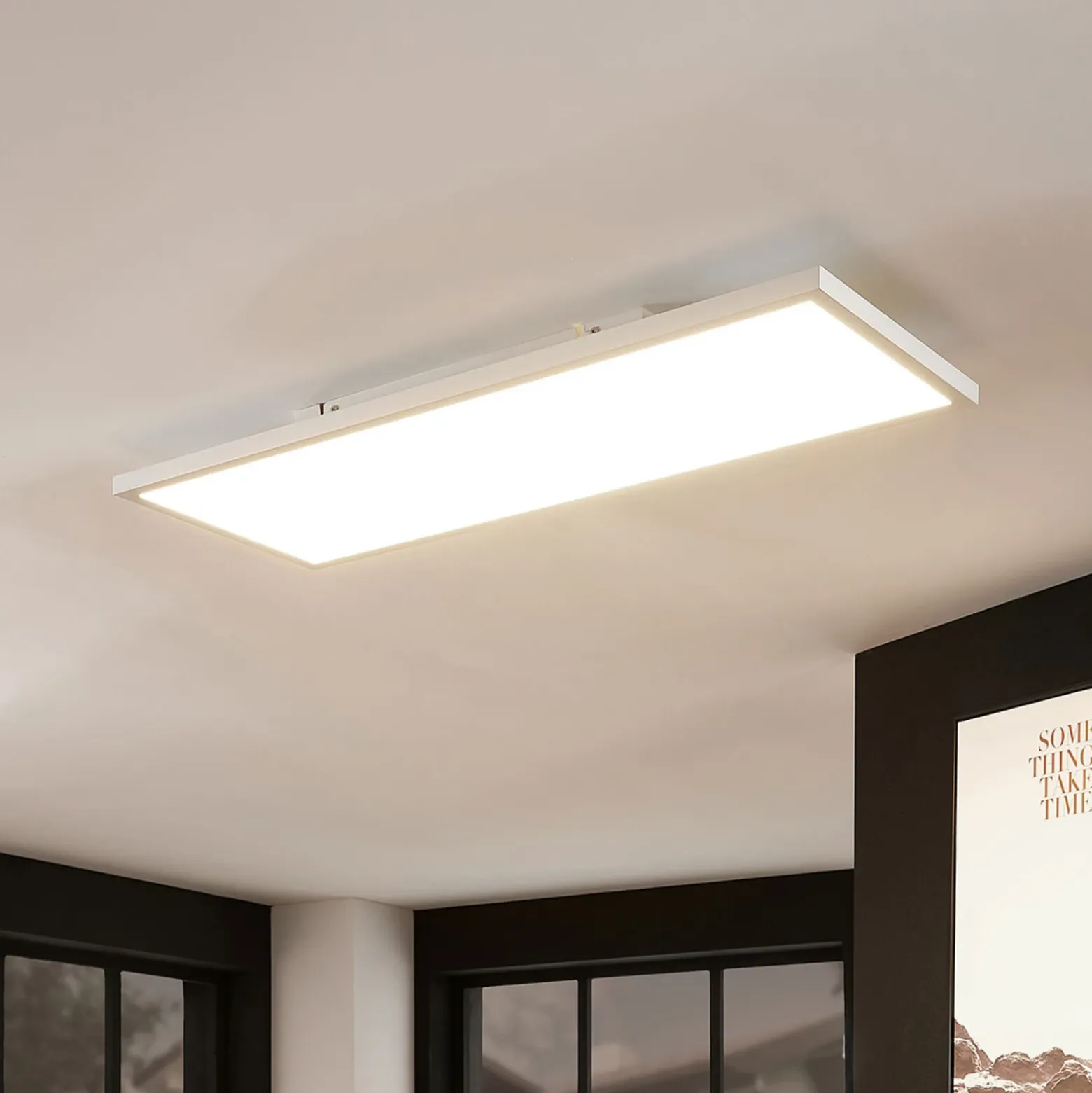 Arcchio Panel LED Brenda, 80 x 30 cm, CCT, control remoto