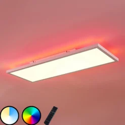 Arcchio Panel LED Brenda, 80 x 30 cm, CCT, control remoto