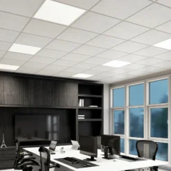 Arcchio Panel LED empotrado Viñas, 62 cm, blanco, aluminio, CCT