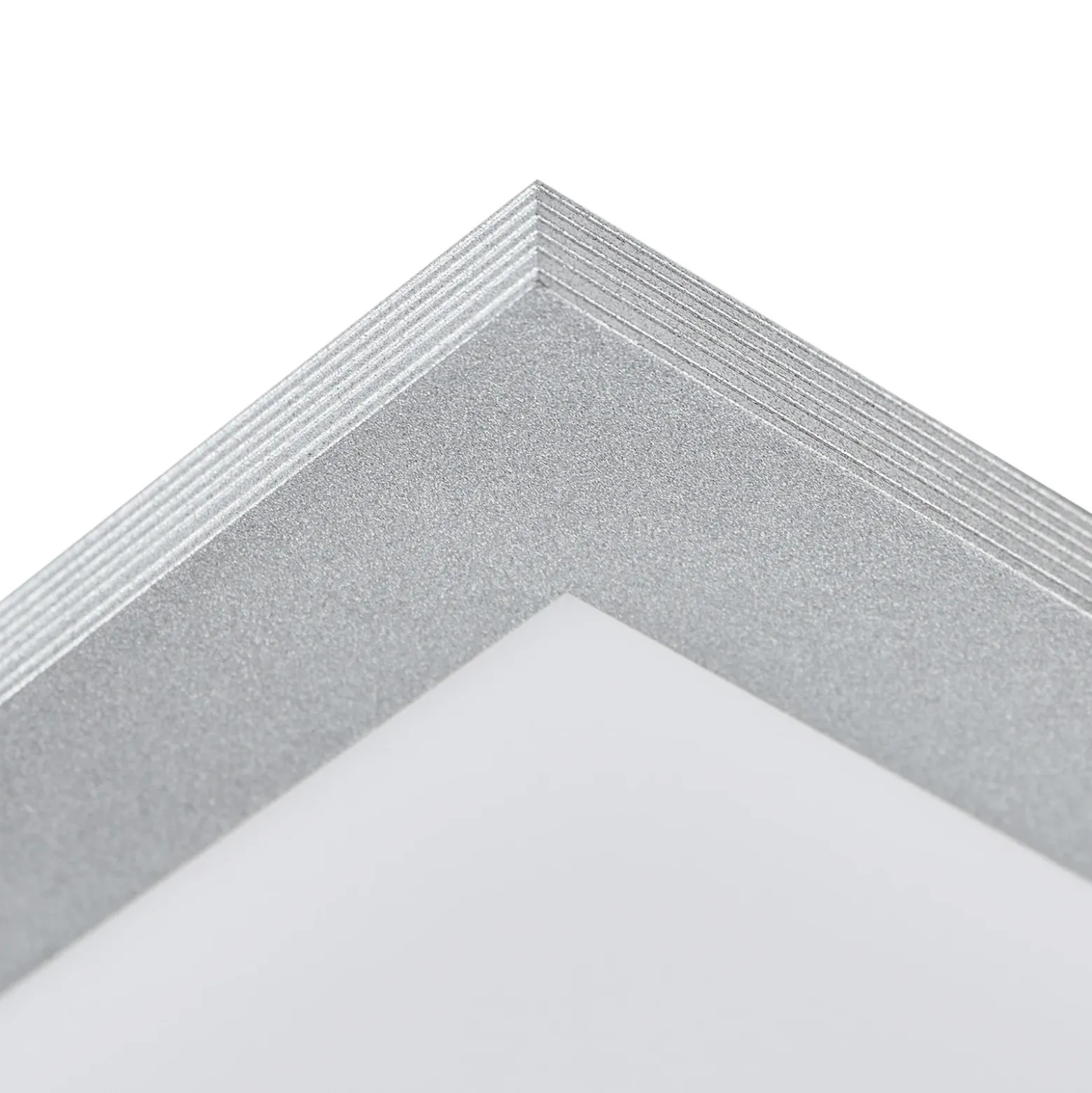 Arcchio Panel LED Lyndra, 40 cm, plata, aluminio, atenuable, CCT