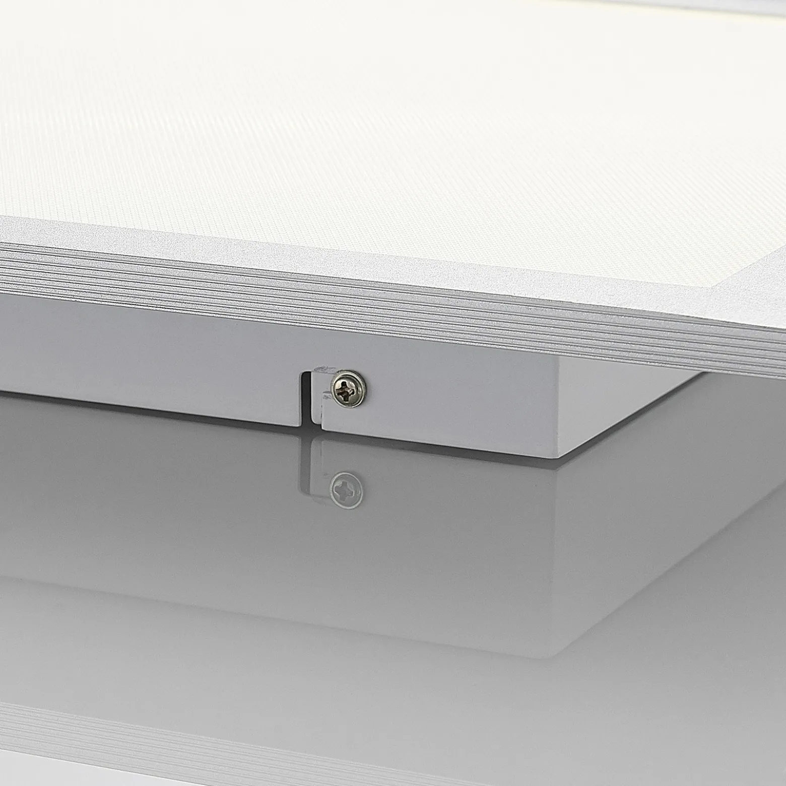 Arcchio Panel LED Lyndra, 40 cm, plata, aluminio, atenuable, CCT