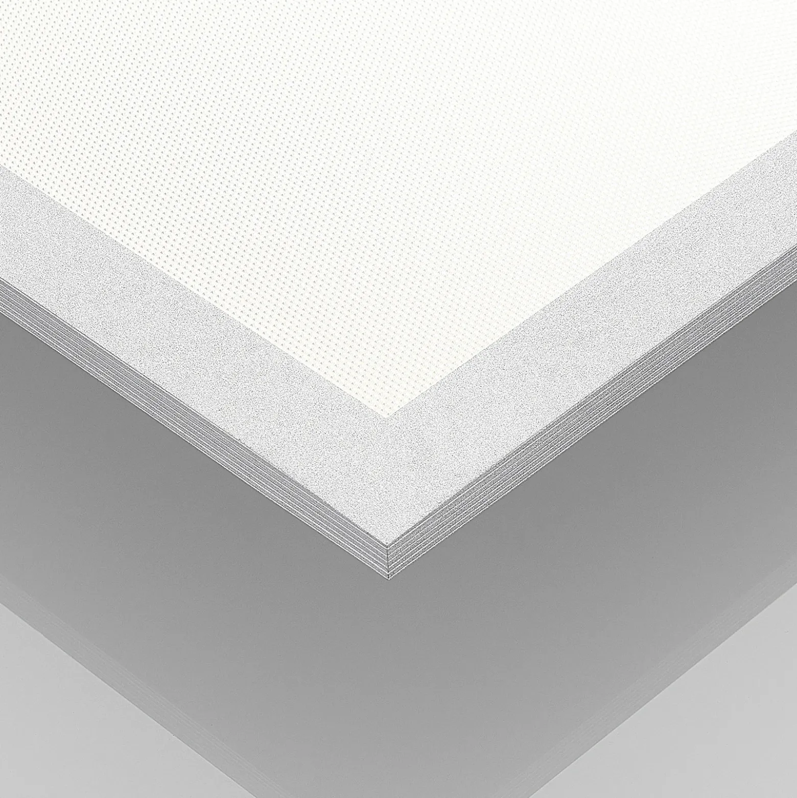 Arcchio Panel LED Lyndra, 40 cm, plata, aluminio, atenuable, CCT