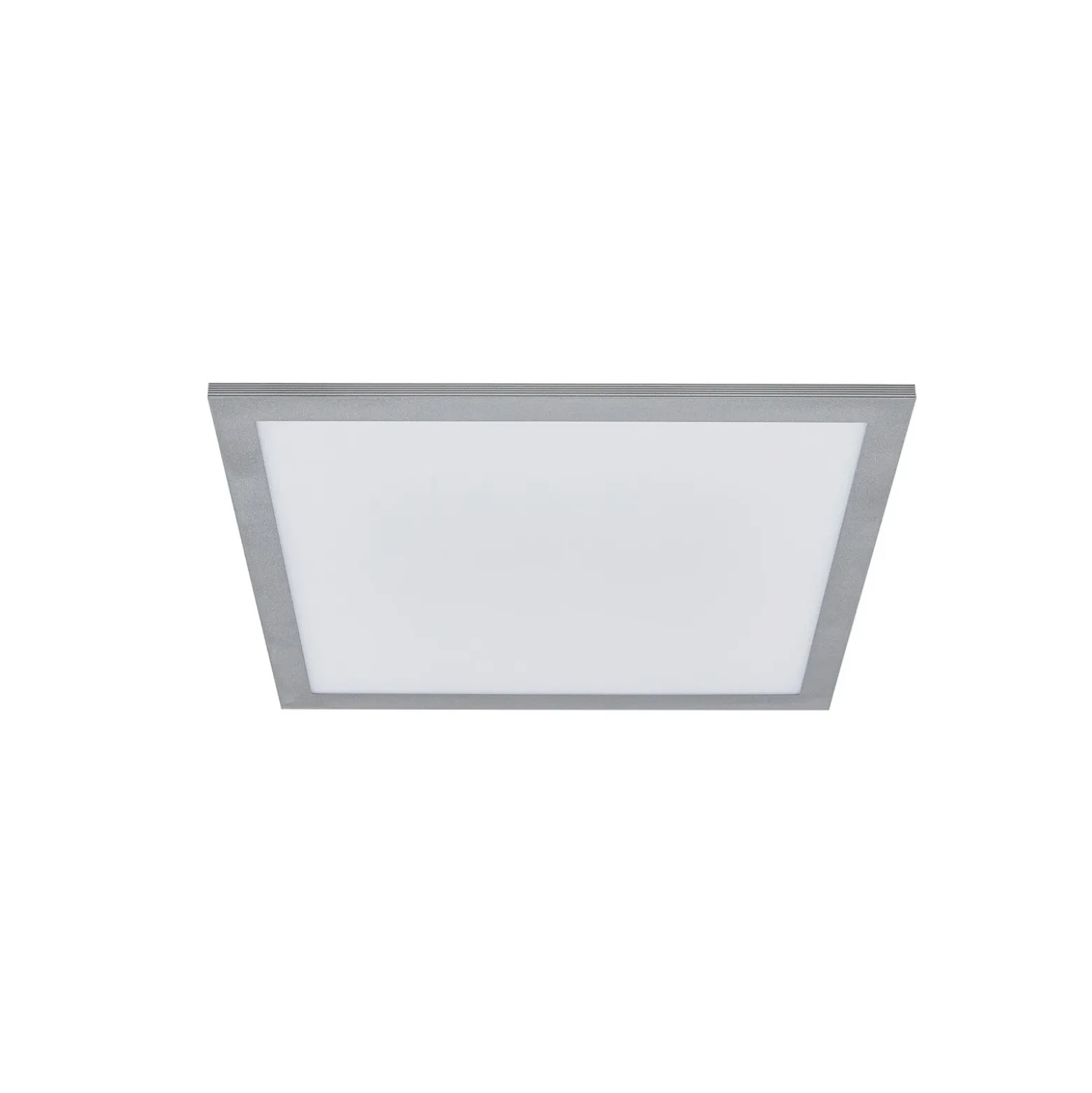 Arcchio Panel LED Lyndra, 40 cm, plata, aluminio, atenuable, CCT