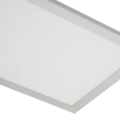 Arcchio Panel LED Lyndra, 120 cm, plata, aluminio, atenuable, CCT