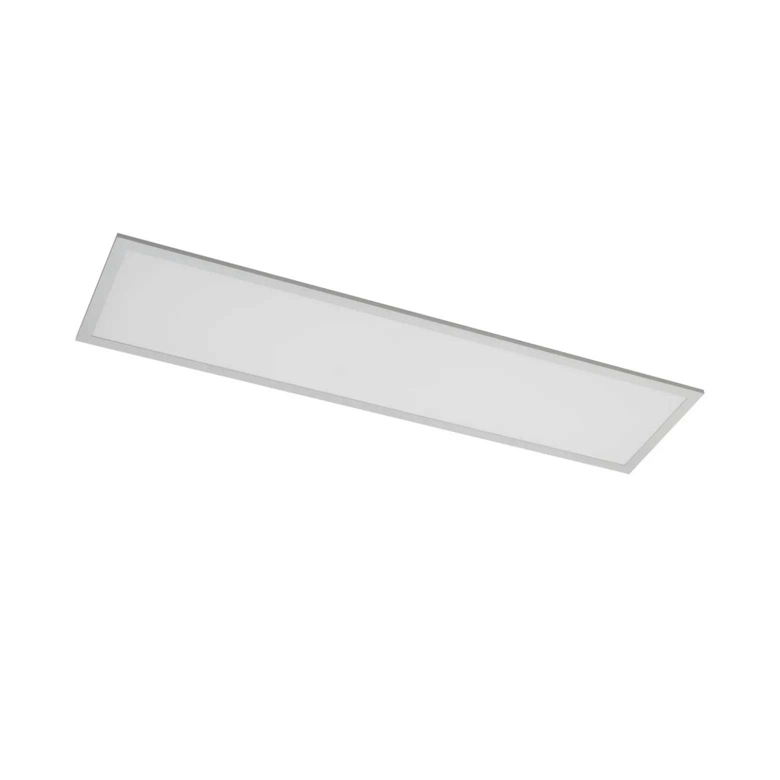 Arcchio Panel LED Lyndra, 120 cm, plata, aluminio, atenuable, CCT