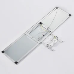 Arcchio Panel LED Lysander, 32W, CCT, 119cm, plata