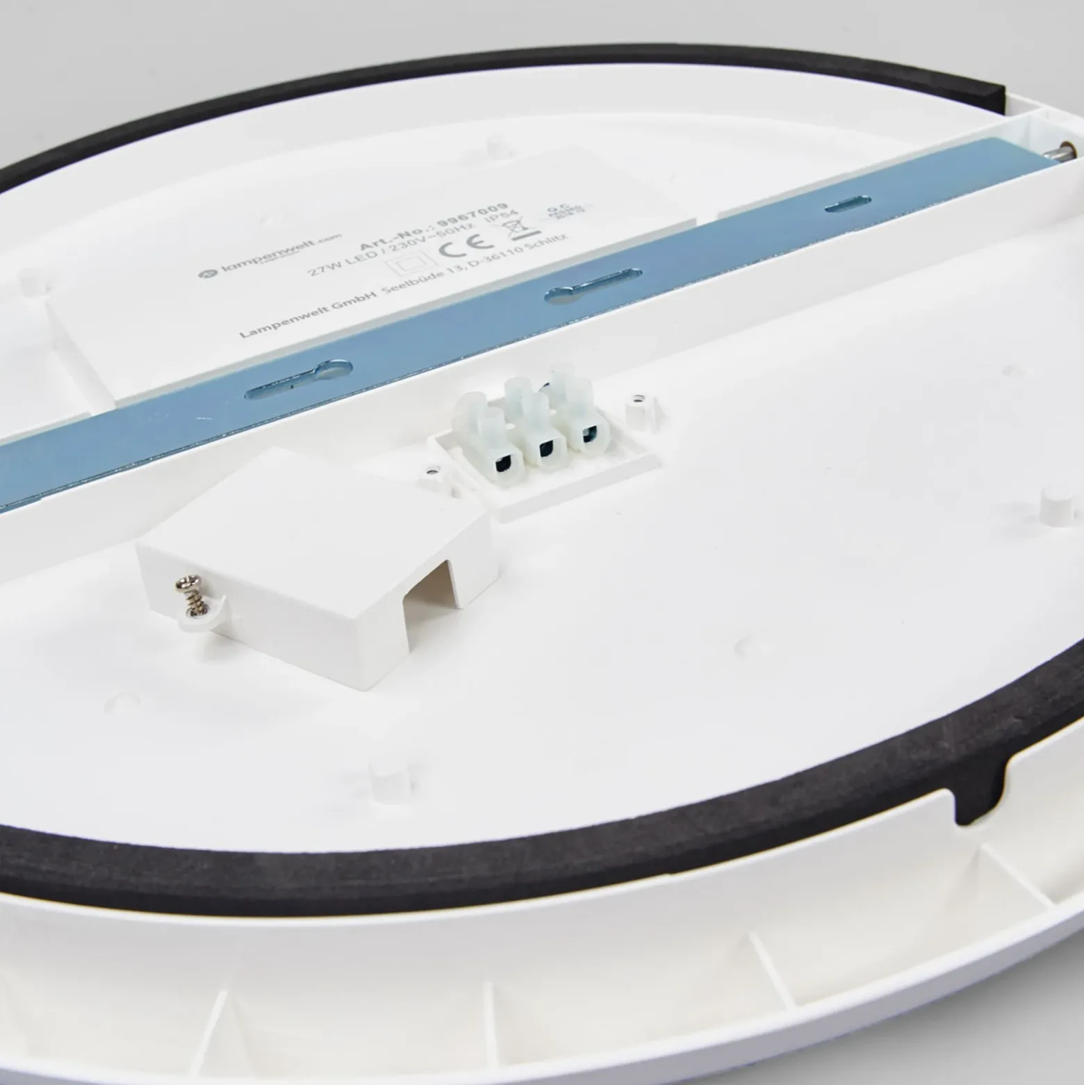 Arcchio plafón LED Augustin, Ø 40 cm, 4.000 K, IP54
