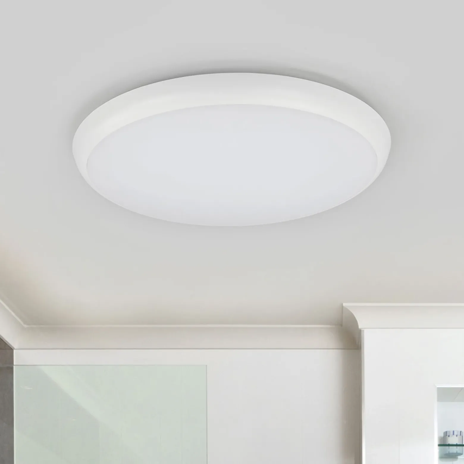Arcchio plafón LED Augustin, Ø 40 cm, 4.000 K, IP54