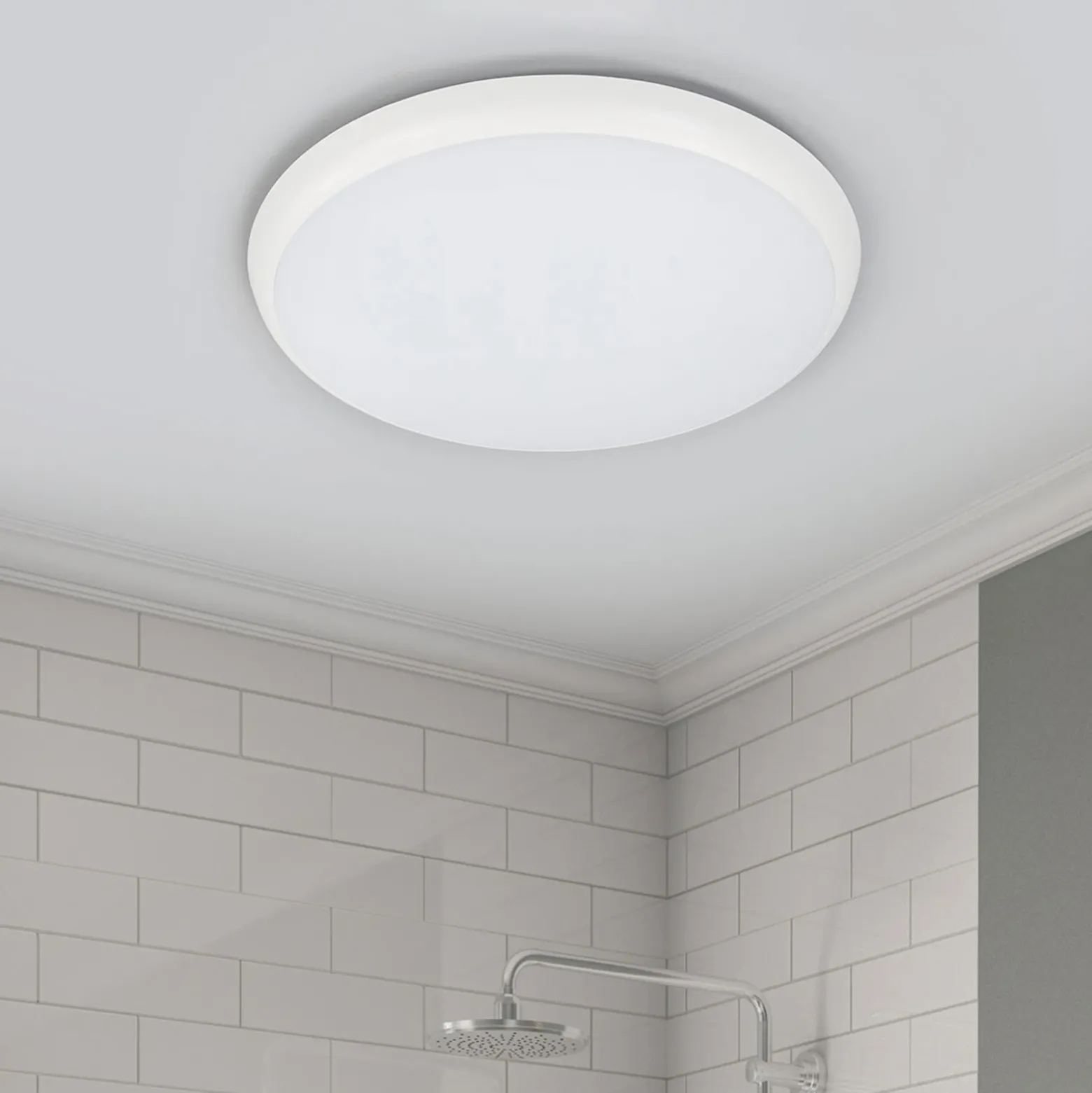 Arcchio plafón LED Augustin, Ø 40 cm, 4.000 K, IP54