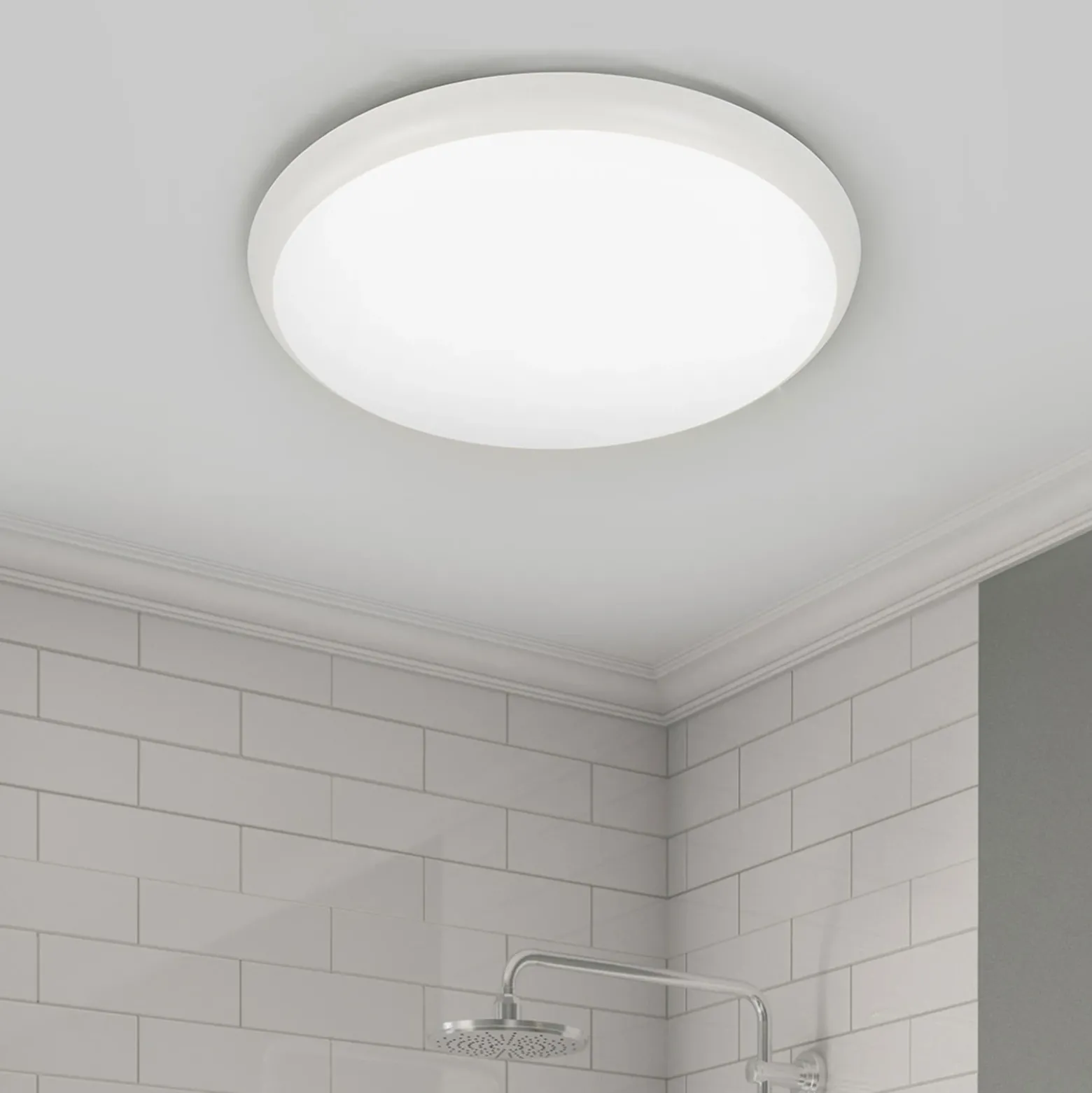 Arcchio plafón LED Augustin, Ø 40 cm, 4.000 K, IP54