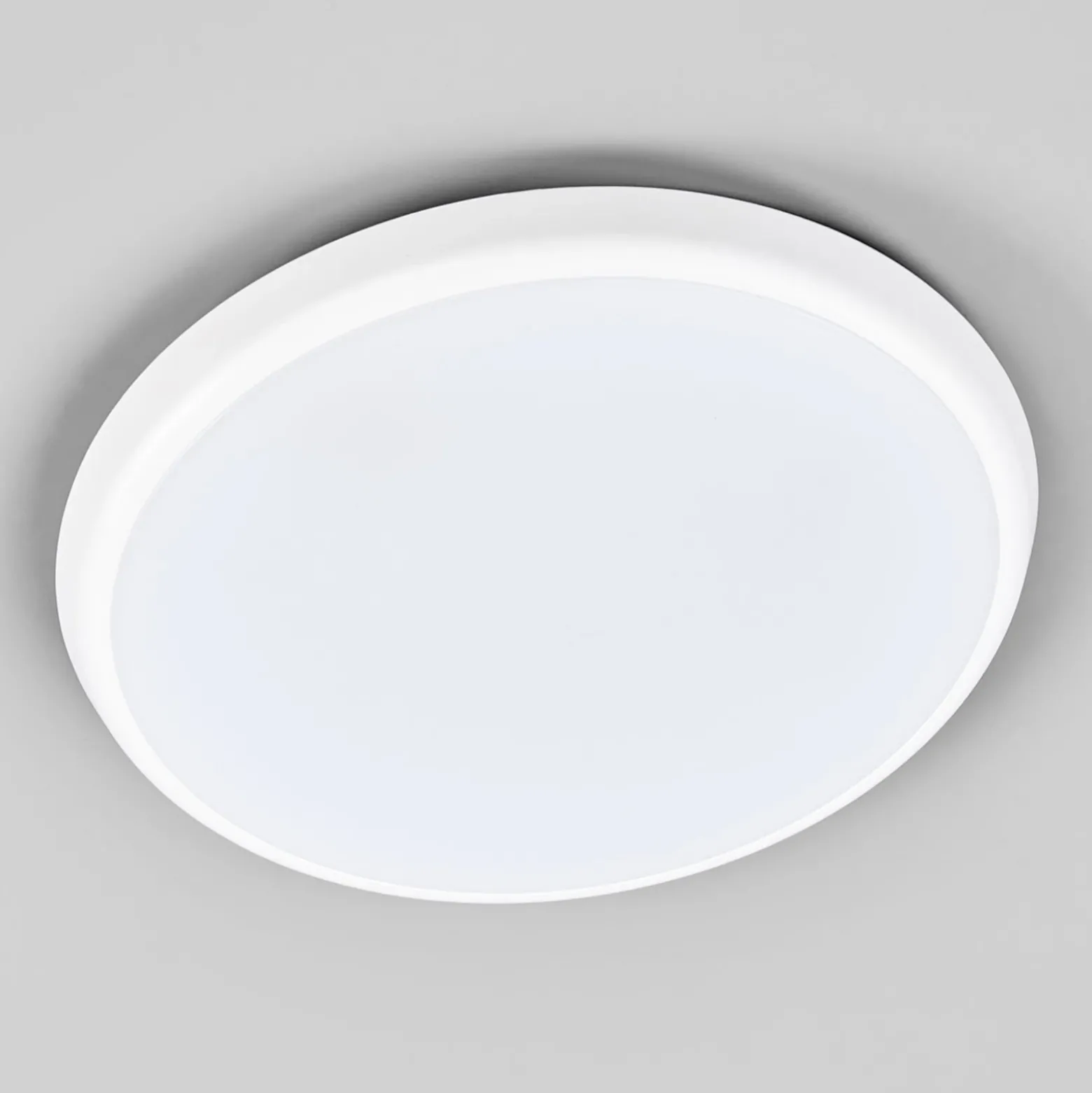 Arcchio plafón LED Augustin, Ø 30 cm, CCT, blanco, IP54