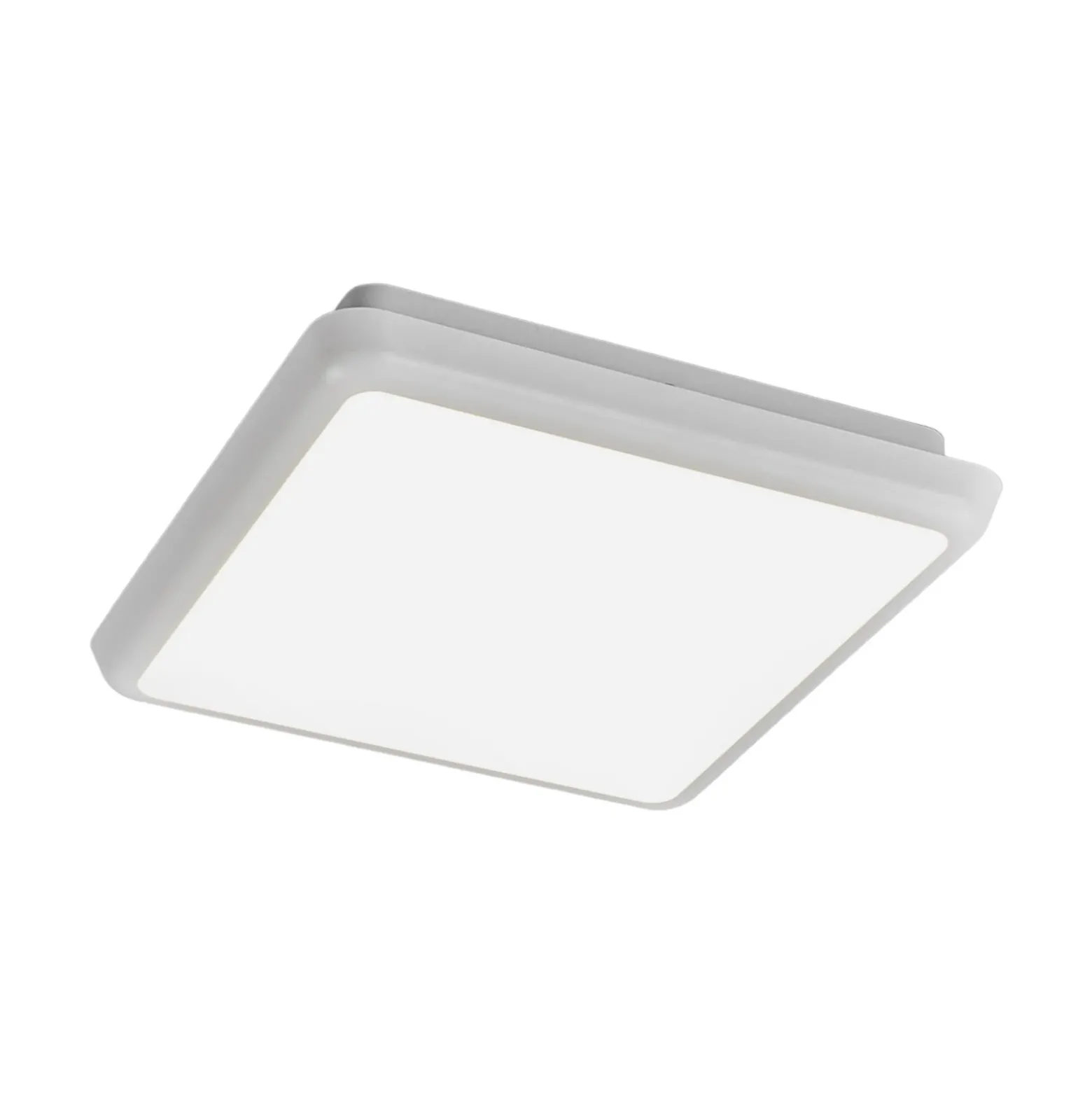 Arcchio plafón LED Augustin, 25 x 25 cm, blanco, IP54