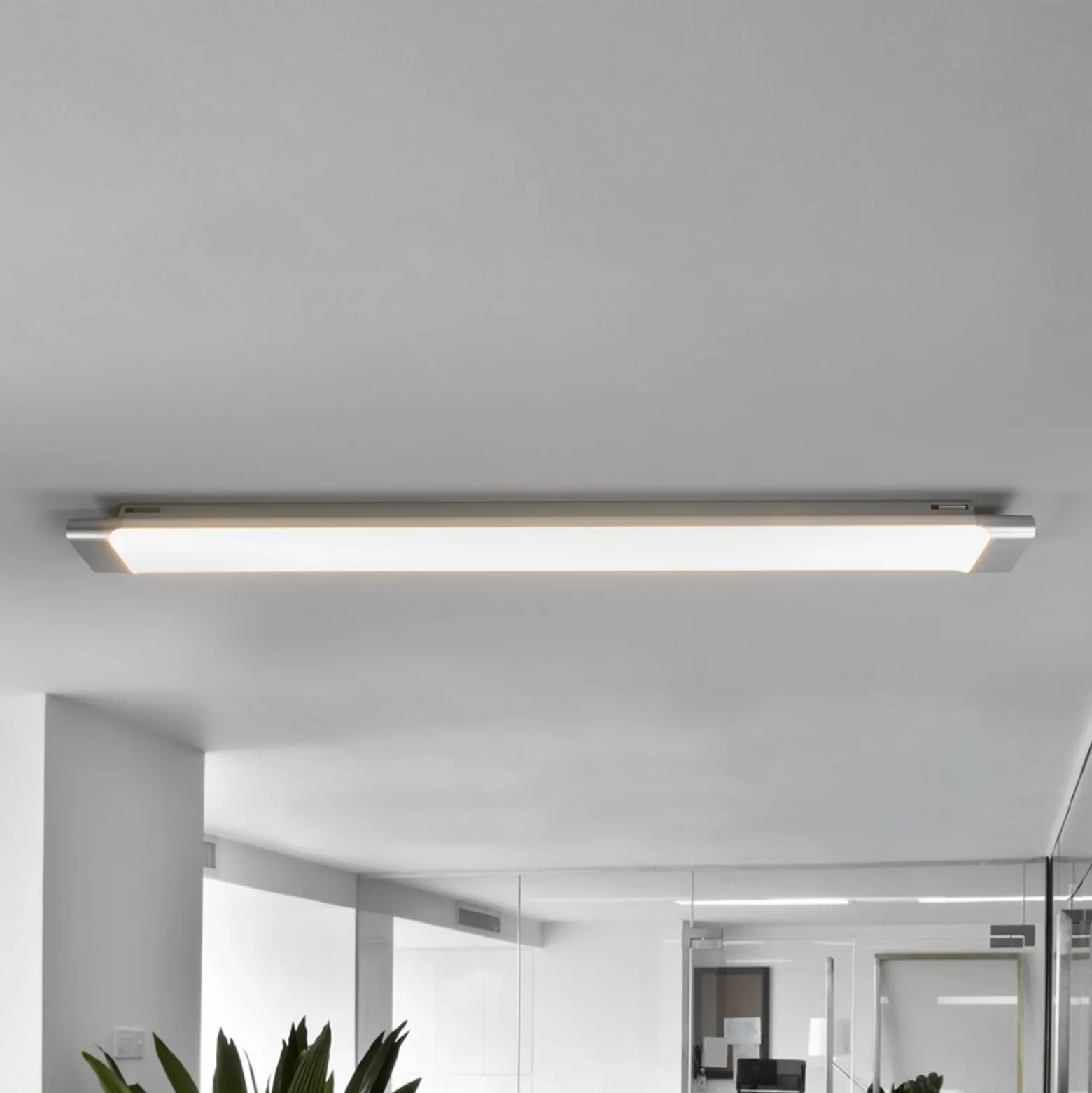 Arcchio Plafón LED Vinca, 90 cm, 2.650 lm, 4.000K