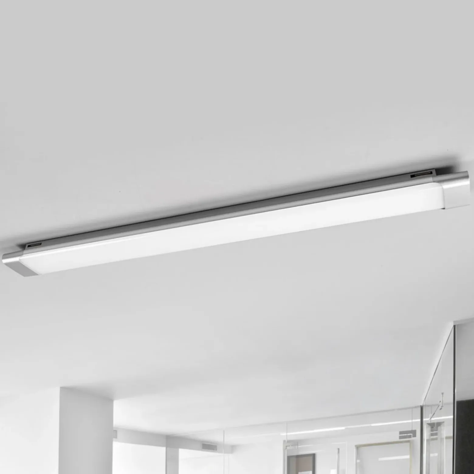 Arcchio Plafón LED Vinca, 90 cm, 2.650 lm, 4.000K