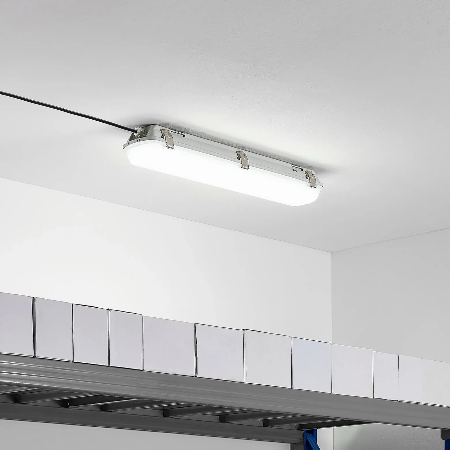Arcchio Rao Lámpara LED resistente a la humedad, longitud 61,8 cm, lote de 2