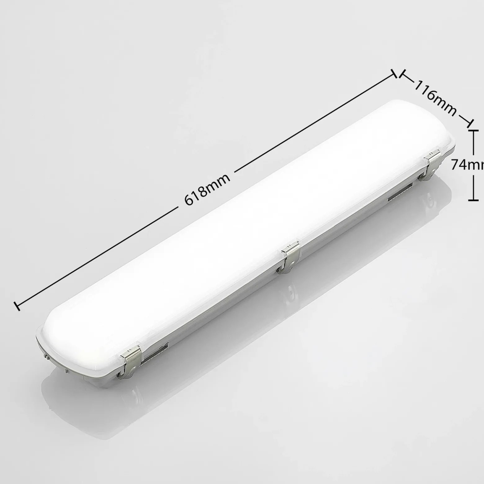 Arcchio Rao lámpara LED resistente a la humedad, longitud 61,8 cm, lote de 10