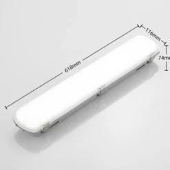 Arcchio Rao Lámpara LED resistente a la humedad, longitud 61,8 cm, lote de 5