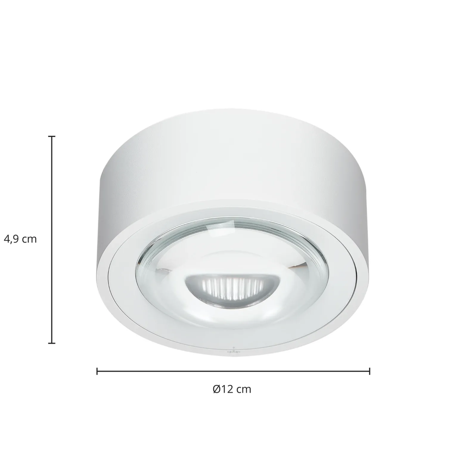 Arcchio Rotari Lámpara LED de techo, lente, 1 luz fija