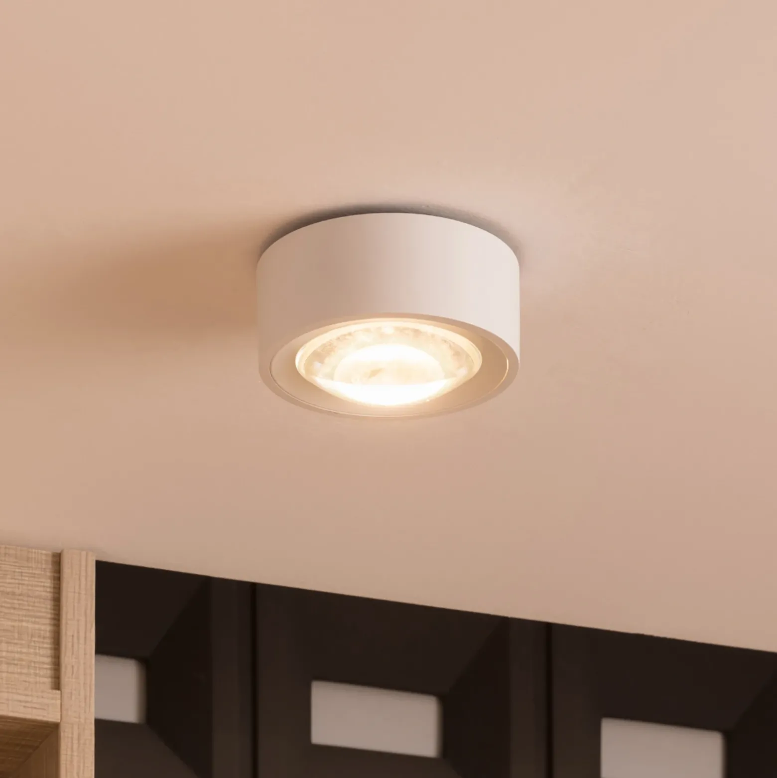Arcchio Rotari Lámpara LED de techo, lente, 1 luz fija